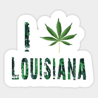 lousiana weed Sticker